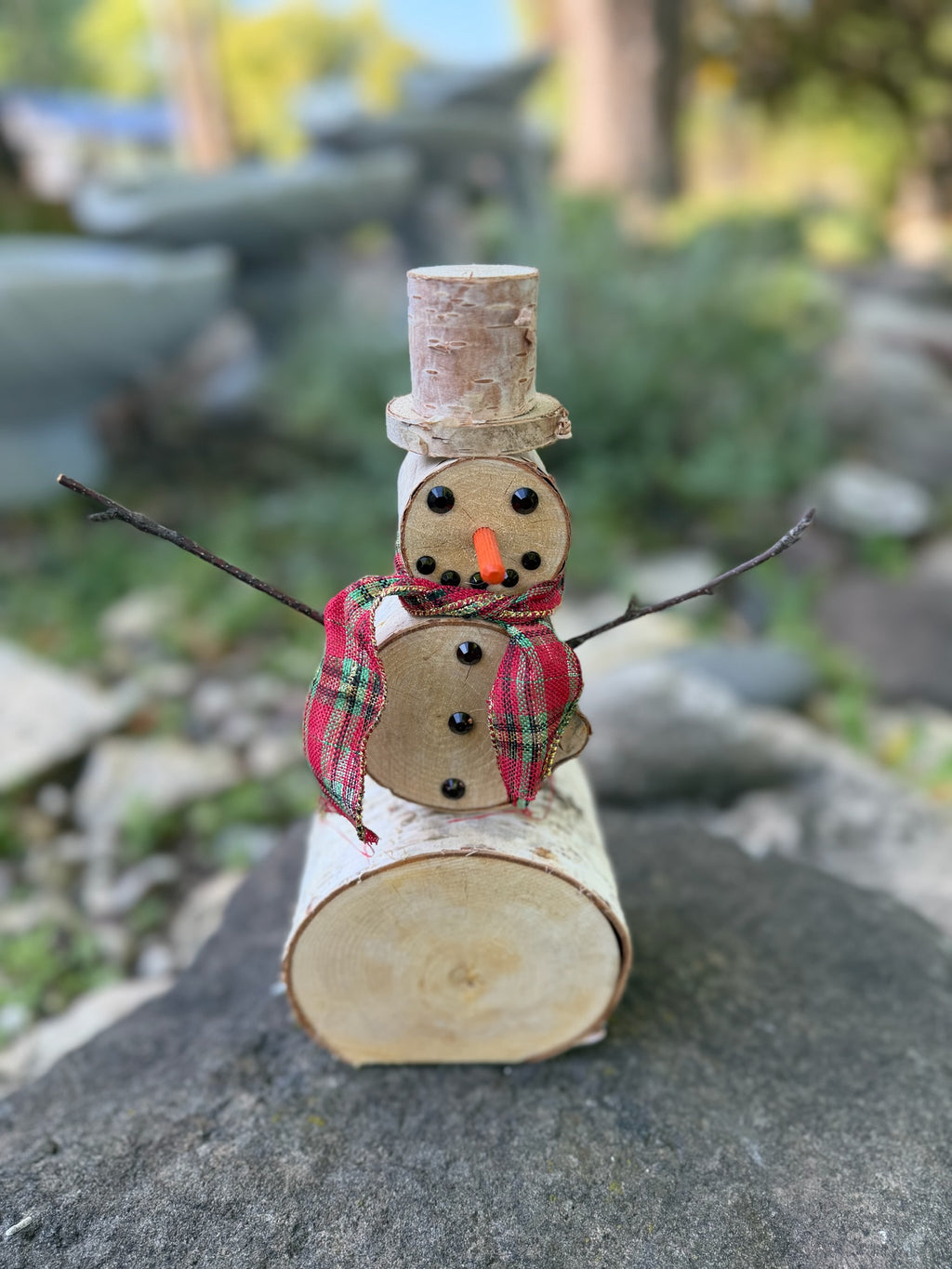 Birch Snowman (12")