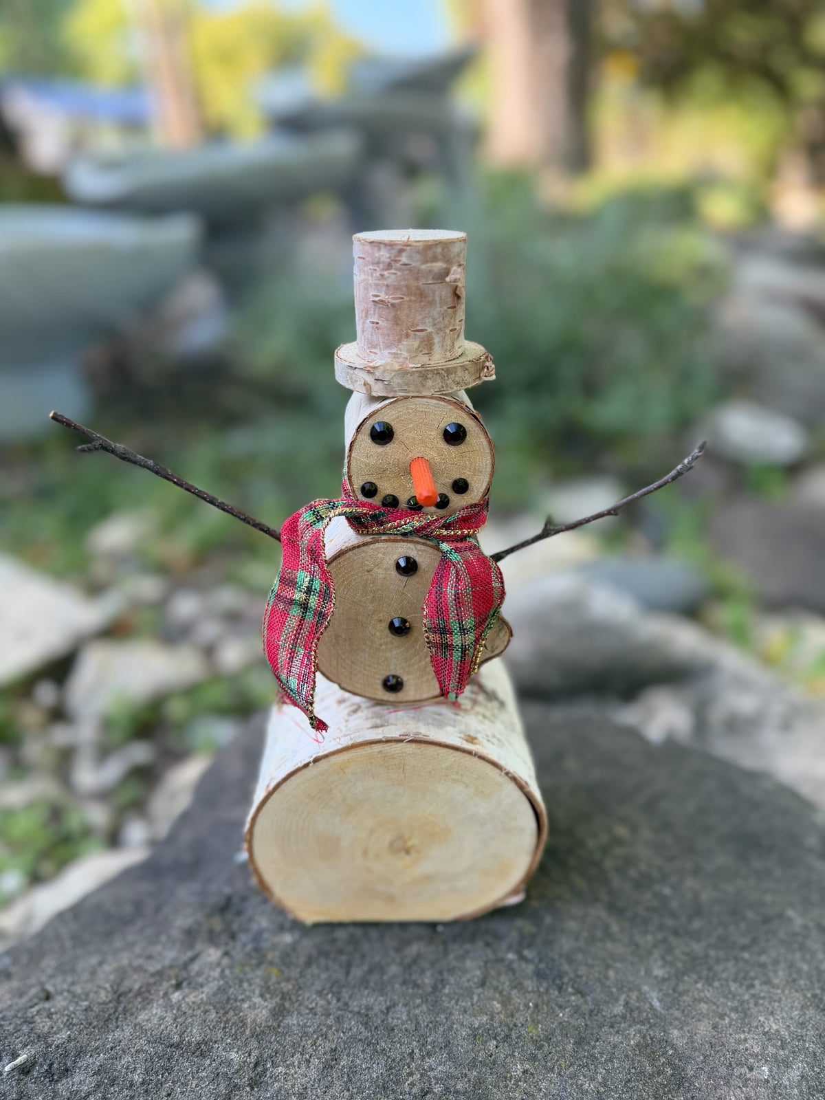 Birch Snowman (12")